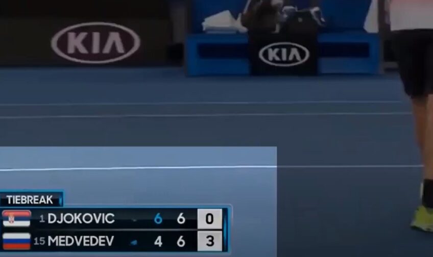 Who serves first in a tiebreak?